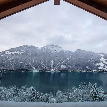 Exklusives Chalet Mit Traumhafter See- Und Bergsicht Seelisberg Bagian luar foto